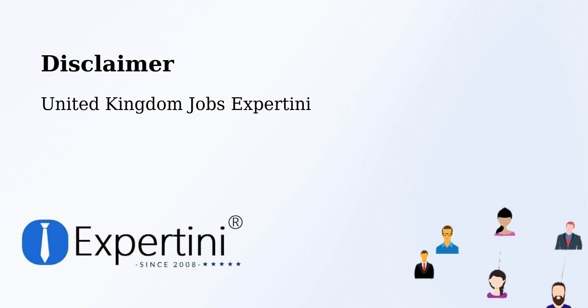 Disclaimer – Stakeford - United Kingdom Jobs Expertini